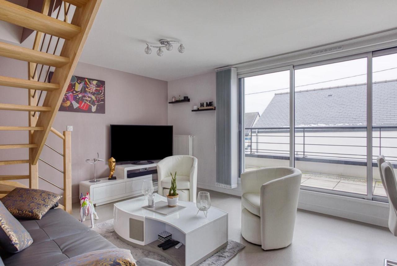 Ferienwohnung Rose des Vents Damgan Exterior foto